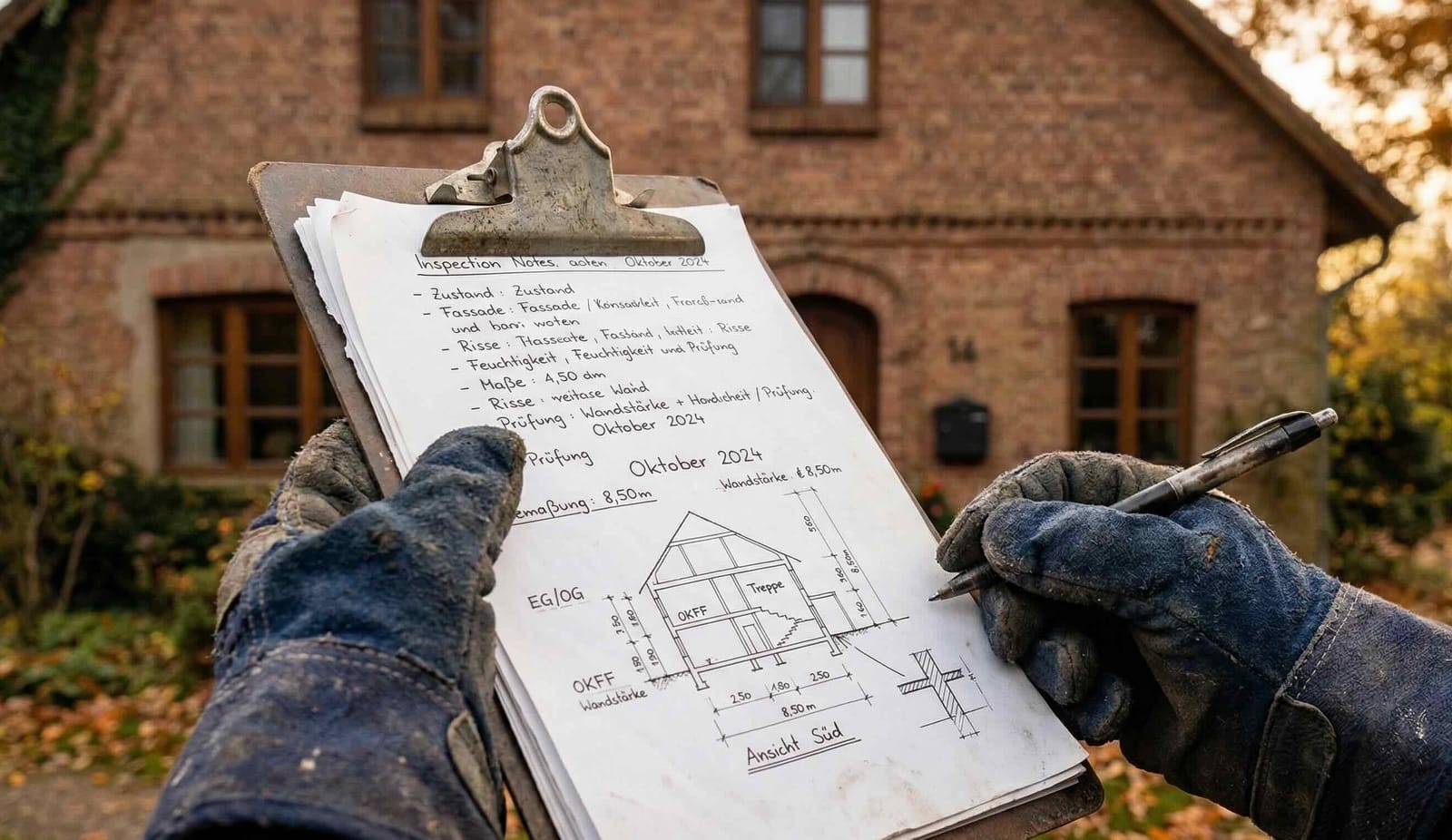 Gebäudeinspektion zur Senkung der Heizkosten